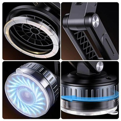 X51 Foldable Magnetic Cellphone Holder Car Dashboard Suction Cup Navigation Phone Holder(Black) - Universal Car Holders by buy2fix | Online Shopping UK | buy2fix