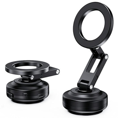 X63 Foldable Arm Car Phone Navigation Mount Vacuum Suction Cup Aluminum Alloy Holder(Black) - Universal Car Holders by buy2fix | Online Shopping UK | buy2fix