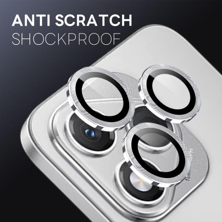 For Honor 400 Lite Global NORTHJO Camera Lens Protector CD Metal Ring Tempered Glass Film(Silver) - Honor Tempered Glass by NORTHJO | Online Shopping UK | buy2fix