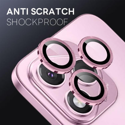 For Honor 400 Lite Global NORTHJO Camera Lens Protector CD Metal Ring Tempered Glass Film(Pink) - Honor Tempered Glass by NORTHJO | Online Shopping UK | buy2fix