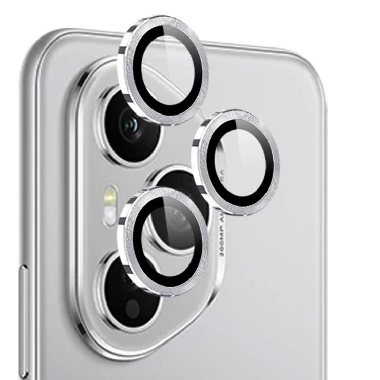 For Honor 400 Pro Global 160.8mm NORTHJO Camera Lens Protector CD Metal Ring Tempered Glass Film(Silver) - Honor Tempered Glass by NORTHJO | Online Shopping UK | buy2fix