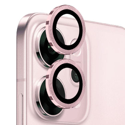 For OPPO Reno14 Global NORTHJO Camera Lens Protector CD Metal Ring Tempered Glass Film(Pink) - OPPO Tempered Glass by NORTHJO | Online Shopping UK | buy2fix