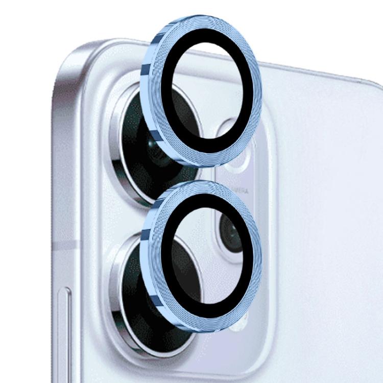 For OPPO Reno14 Global NORTHJO Camera Lens Protector CD Metal Ring Tempered Glass Film(Blue) - OPPO Tempered Glass by NORTHJO | Online Shopping UK | buy2fix