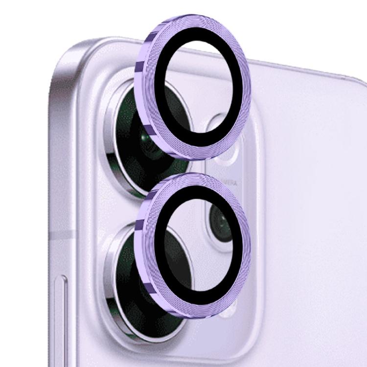 For OPPO Reno14 Global NORTHJO Camera Lens Protector CD Metal Ring Tempered Glass Film(Purple) - OPPO Tempered Glass by NORTHJO | Online Shopping UK | buy2fix