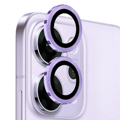 For OPPO Reno14 Global NORTHJO Camera Lens Protector CD Metal Ring Tempered Glass Film(Purple) - OPPO Tempered Glass by NORTHJO | Online Shopping UK | buy2fix