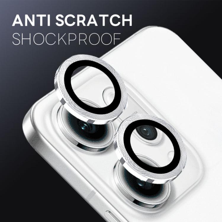 For OPPO Reno14 Pro Global NORTHJO Camera Lens Protector CD Metal Ring Tempered Glass Film(Silver) - OPPO Tempered Glass by NORTHJO | Online Shopping UK | buy2fix