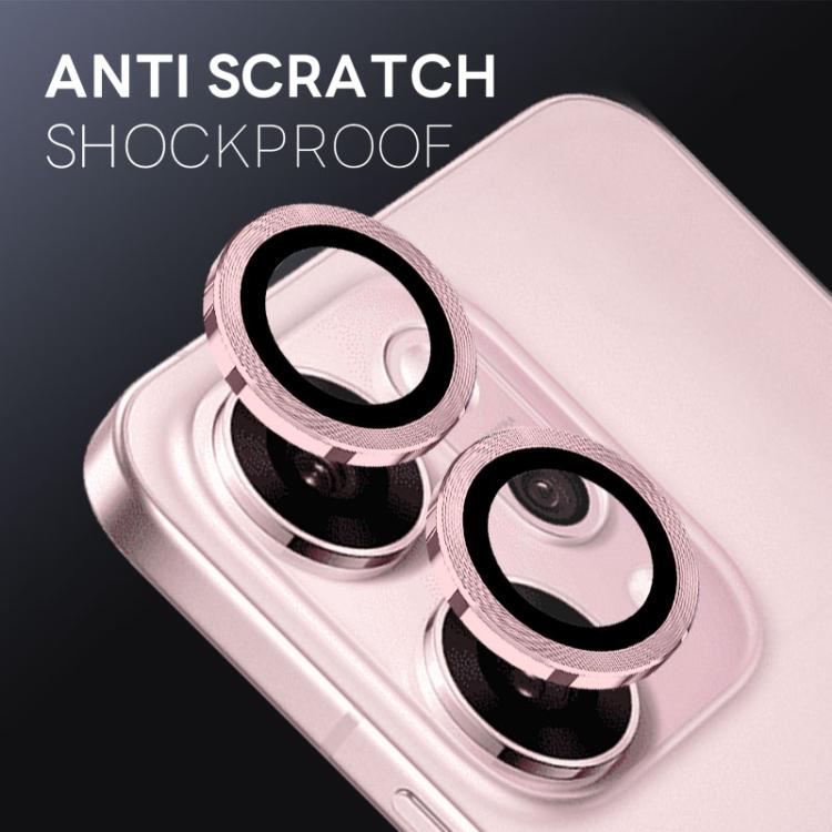 For OPPO Reno14 Pro Global NORTHJO Camera Lens Protector CD Metal Ring Tempered Glass Film(Pink) - OPPO Tempered Glass by NORTHJO | Online Shopping UK | buy2fix