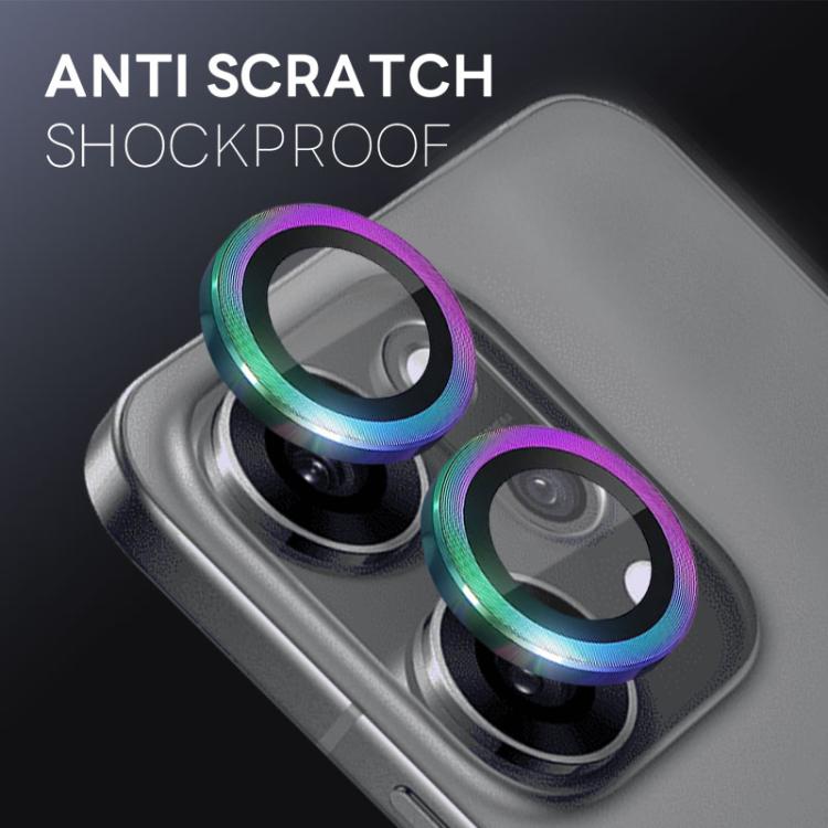 For OPPO Reno14 Pro Global NORTHJO Camera Lens Protector CD Metal Ring Tempered Glass Film(Colorful) - OPPO Tempered Glass by NORTHJO | Online Shopping UK | buy2fix