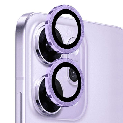 For OPPO Reno14 Pro Global NORTHJO Camera Lens Protector CD Metal Ring Tempered Glass Film(Purple) - OPPO Tempered Glass by NORTHJO | Online Shopping UK | buy2fix