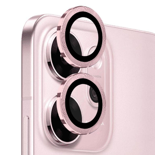 For OPPO Reno14 F 5G NORTHJO Camera Lens Protector CD Metal Ring Tempered Glass Film(Pink) - Reno14 F Tempered Glass by NORTHJO | Online Shopping UK | buy2fix