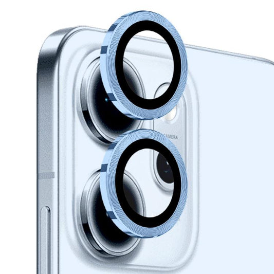 For OPPO Reno14 F 5G NORTHJO Camera Lens Protector CD Metal Ring Tempered Glass Film(Blue) - Reno14 F Tempered Glass by NORTHJO | Online Shopping UK | buy2fix