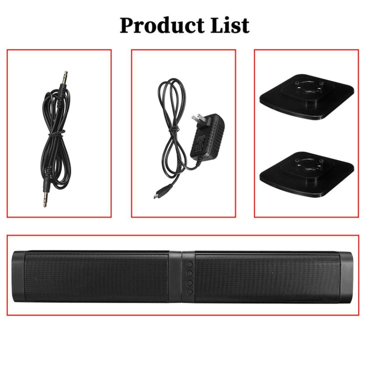 BKS-33 5.0 TV Home Wireless Soundbar, Support TF, Removable and Splice, 3D Stereo Effect - Desktop Speaker by buy2fix | Online Shopping UK | buy2fix