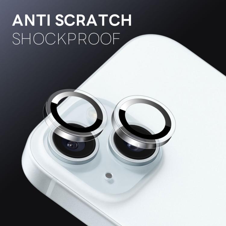 For iPhone 15 / 15 Plus NORTHJO Camera Lens Protector Clear Ring Tempered Glass Film(Clear) - iPhone 15 Plus Tempered Glass by NORTHJO | Online Shopping UK | buy2fix