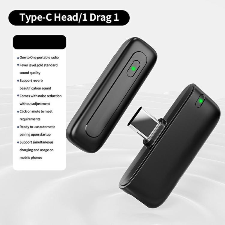 M6 Wireless Microphone AI Noise Reduction Live Streaming Mic(Black) - Microphone by buy2fix | Online Shopping UK | buy2fix