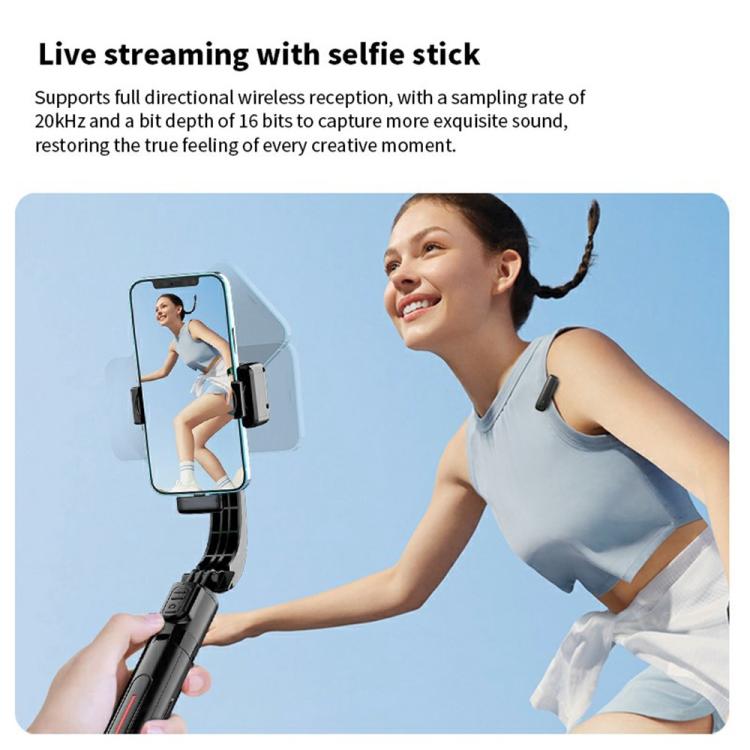 M6 Wireless Microphone AI Noise Reduction Live Streaming Mic(White) - Microphone by buy2fix | Online Shopping UK | buy2fix