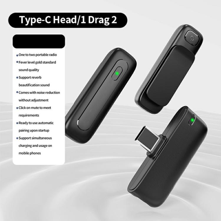 M6 2 Microphone + 1 Receiver Wireless Microphone AI Noise Reduction Live Streaming Mic(White) - Microphone by buy2fix | Online Shopping UK | buy2fix