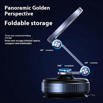 X54 Dashboard Windshield Suction Cup Mount Foldable Navigation Stand Magnetic Car Phone Holder - Universal Car Holders by buy2fix | Online Shopping UK | buy2fix