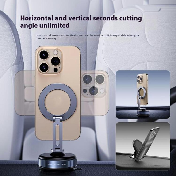 X54 Dashboard Windshield Suction Cup Mount Foldable Navigation Stand Magnetic Car Phone Holder - Universal Car Holders by buy2fix | Online Shopping UK | buy2fix