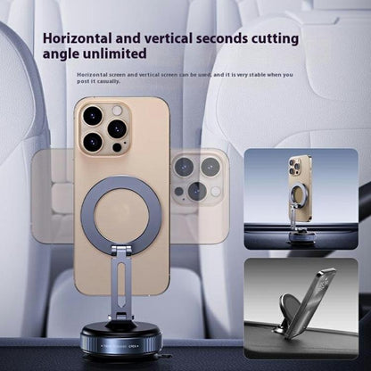 X54 Dashboard Windshield Suction Cup Mount Foldable Navigation Stand Magnetic Car Phone Holder - Universal Car Holders by buy2fix | Online Shopping UK | buy2fix