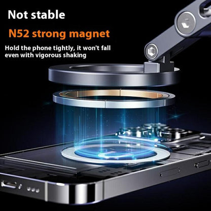 X53 Vacuum Suction Cup 360 Rotation Foldable Cellphone Bracket Magnetic Car Dashboard Phone Holder - Universal Car Holders by buy2fix | Online Shopping UK | buy2fix