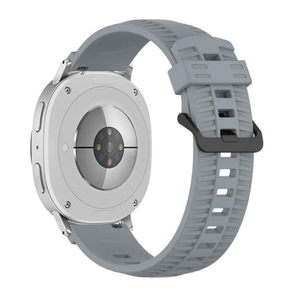 For Samsung Galaxy Watch8 / Watch8 Classic Tire Texture Silicone Watch Band(Gray) - Watch Bands by buy2fix | Online Shopping UK | buy2fix