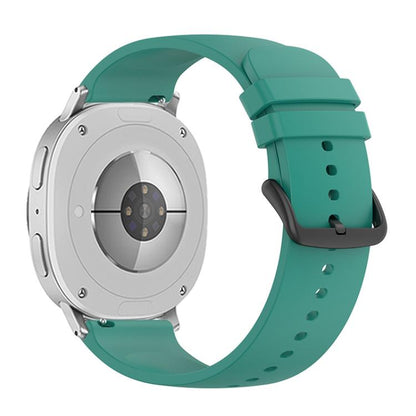 For Samsung Galaxy Watch8 / Watch8 Classic Round Tail Silicone Watch Band(Pine Green) - Watch Bands by buy2fix | Online Shopping UK | buy2fix