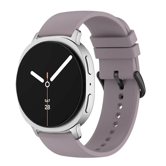 For Samsung Galaxy Watch8 / Watch8 Classic Round Tail Silicone Watch Band(Roland Purple) - Watch Bands by buy2fix | Online Shopping UK | buy2fix