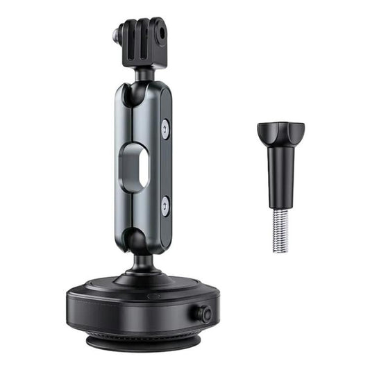 DJ-1  Car Mount Aluminum Alloy Action Camera Holder Electric Vacuum Suction Cup Bracket - Holder by buy2fix | Online Shopping UK | buy2fix