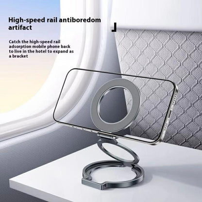 T15 Foldable Magnetic Aluminum Alloy Phone Ring Holder - Ring Holder by buy2fix | Online Shopping UK | buy2fix