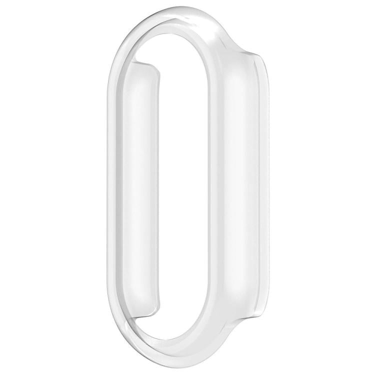 For Xiaomi Mi Band 8 / 9 Ceramic / 10 Ceramic Half Coverage Hollow PC Watch Protective Cover(Transparent) - Watch Cases by buy2fix | Online Shopping UK | buy2fix