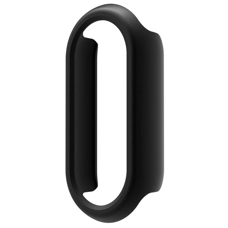 For Xiaomi Mi Band 8 / 9 Ceramic / 10 Ceramic Half Coverage Hollow PC Watch Protective Cover(Black) - Watch Cases by buy2fix | Online Shopping UK | buy2fix