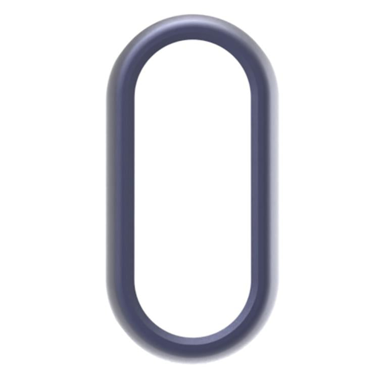 For Xiaomi Mi Band 8 / 9 Ceramic / 10 Ceramic Half Coverage Hollow PC Watch Protective Cover(Midnight Blue) - Watch Cases by buy2fix | Online Shopping UK | buy2fix