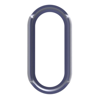 For Xiaomi Mi Band 8 / 9 Ceramic / 10 Ceramic Half Coverage Hollow PC Watch Protective Cover(Midnight Blue) - Watch Cases by buy2fix | Online Shopping UK | buy2fix