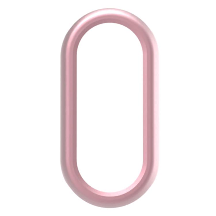 For Xiaomi Mi Band 8 / 9 Ceramic / 10 Ceramic Half Coverage Hollow PC Watch Protective Cover(Rose Pink) - Watch Cases by buy2fix | Online Shopping UK | buy2fix