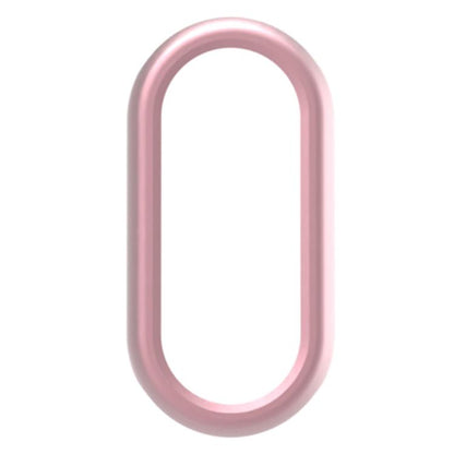 For Xiaomi Mi Band 8 / 9 Ceramic / 10 Ceramic Half Coverage Hollow PC Watch Protective Cover(Rose Pink) - Watch Cases by buy2fix | Online Shopping UK | buy2fix