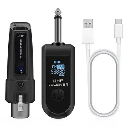 K1 For Handheld Dynamic Mic Wired to Wireless Microphone Converter, 1 Transmitter + 1 Receiver - Microphone by buy2fix | Online Shopping UK | buy2fix