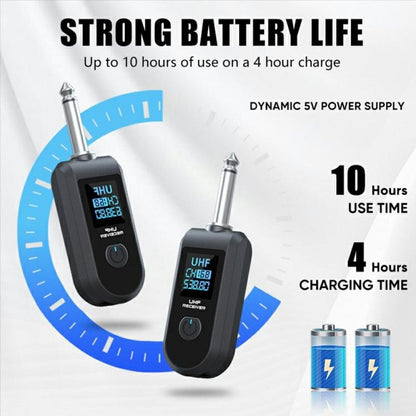 K1 For Handheld Dynamic Mic Wired to Wireless Microphone Converter, 1 Transmitter + 1 Receiver - Microphone by buy2fix | Online Shopping UK | buy2fix