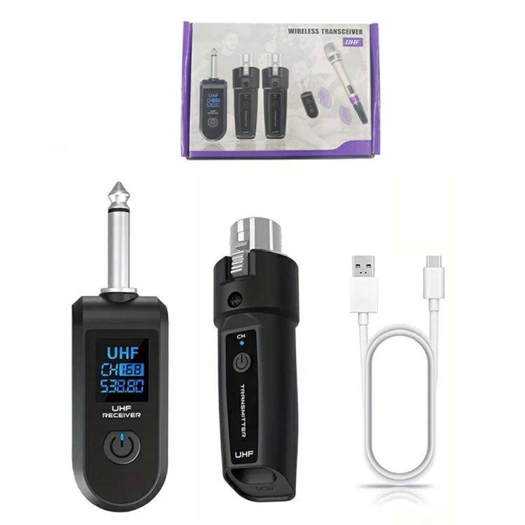 K1 For Handheld Dynamic Mic Wired to Wireless Microphone Converter, 1 Transmitter + 1 Receiver - Microphone by buy2fix | Online Shopping UK | buy2fix