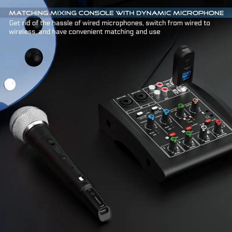 K1 For Handheld Dynamic Mic Wired to Wireless Microphone Converter, 2 Transmitter + 1 Receiver - Microphone by buy2fix | Online Shopping UK | buy2fix