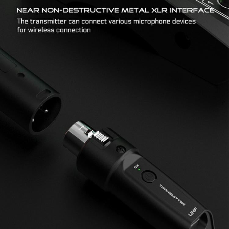 K1 For Handheld Dynamic Mic Wired to Wireless Microphone Converter, 2 Transmitter + 1 Receiver - Microphone by buy2fix | Online Shopping UK | buy2fix