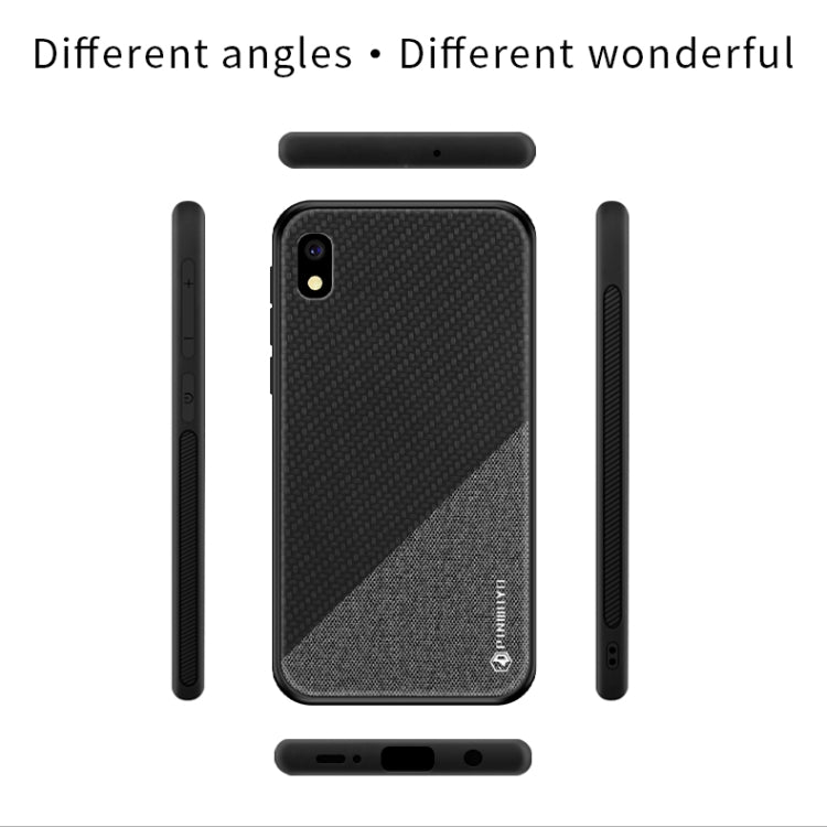 PINWUYO Honors Series Shockproof PC + TPU Protective Case  for Galaxy A10e(Black) - Galaxy Phone Cases by PINWUYO | Online Shopping UK | buy2fix