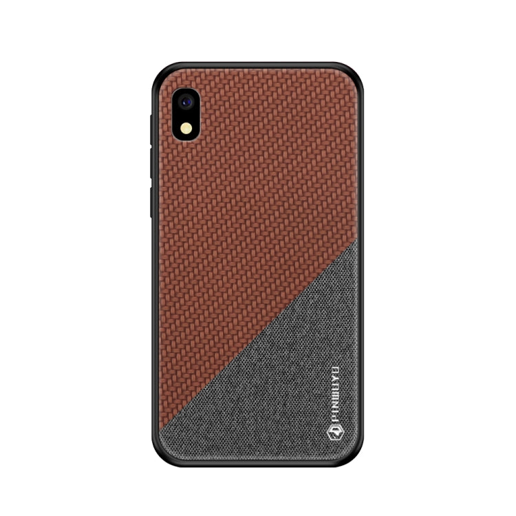 PINWUYO Honors Series Shockproof PC + TPU Protective Case  for Galaxy A10e(Brown) - Galaxy Phone Cases by PINWUYO | Online Shopping UK | buy2fix