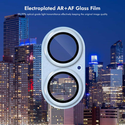 For iPhone 17 ENKAY Anti-reflection Camera Lens Frosted Armor Aluminium Alloy Tempered Glass Film(Black) - iPhone 17 Tempered Glass by ENKAY | Online Shopping UK | buy2fix