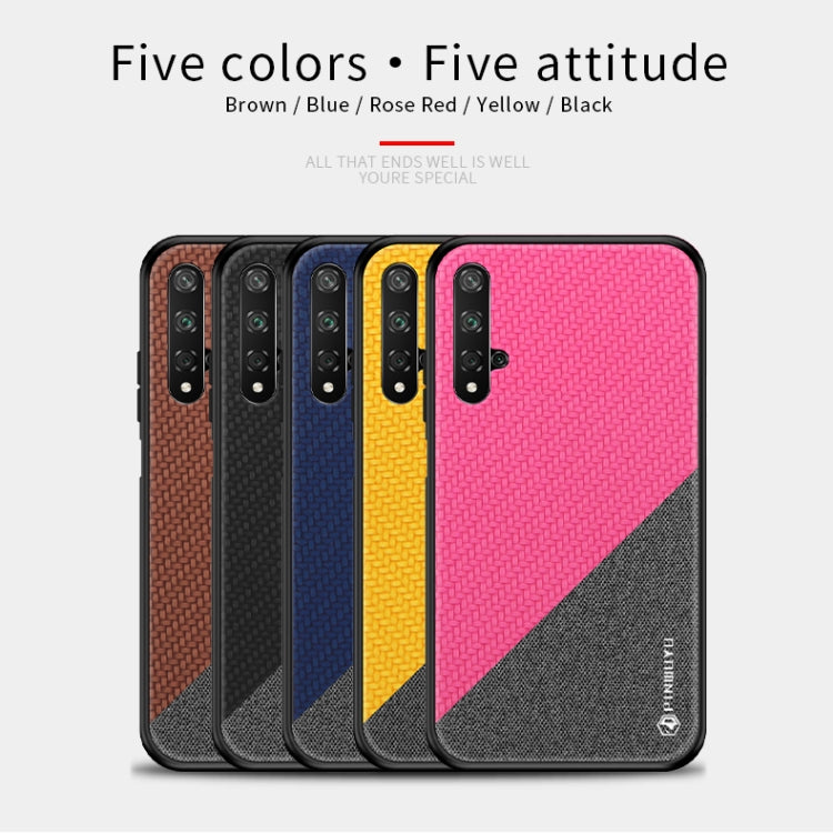 PINWUYO Honors Series Shockproof PC + TPU Protective Case for Huawei Honor 20(Red) - Honor Cases by PINWUYO | Online Shopping UK | buy2fix