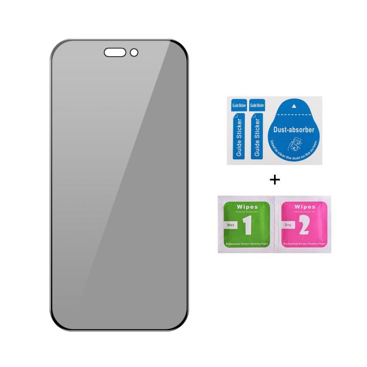 For iPhone 16 JUNSUNMAY 25pcs Silk Print Full Coverage Privacy Tempered Glass Film - iPhone 16 Tempered Glass by JUNSUNMAY | Online Shopping UK | buy2fix