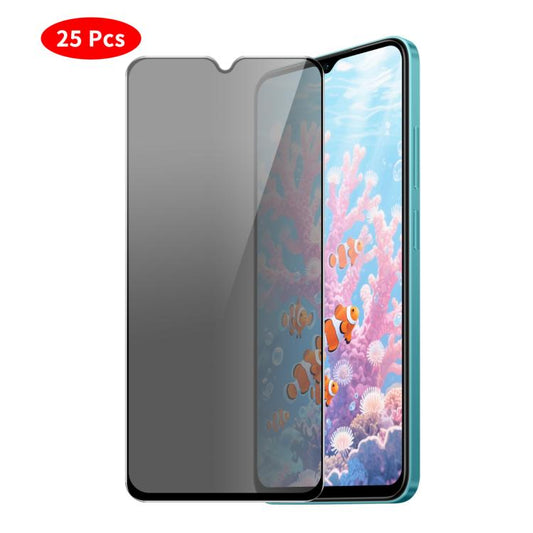 For Samsung Galaxy A07 5G JUNSUNMAY 25pcs Silk Print Full Coverage Privacy Tempered Glass Film - Galaxy Tempered Glass by JUNSUNMAY | Online Shopping UK | buy2fix