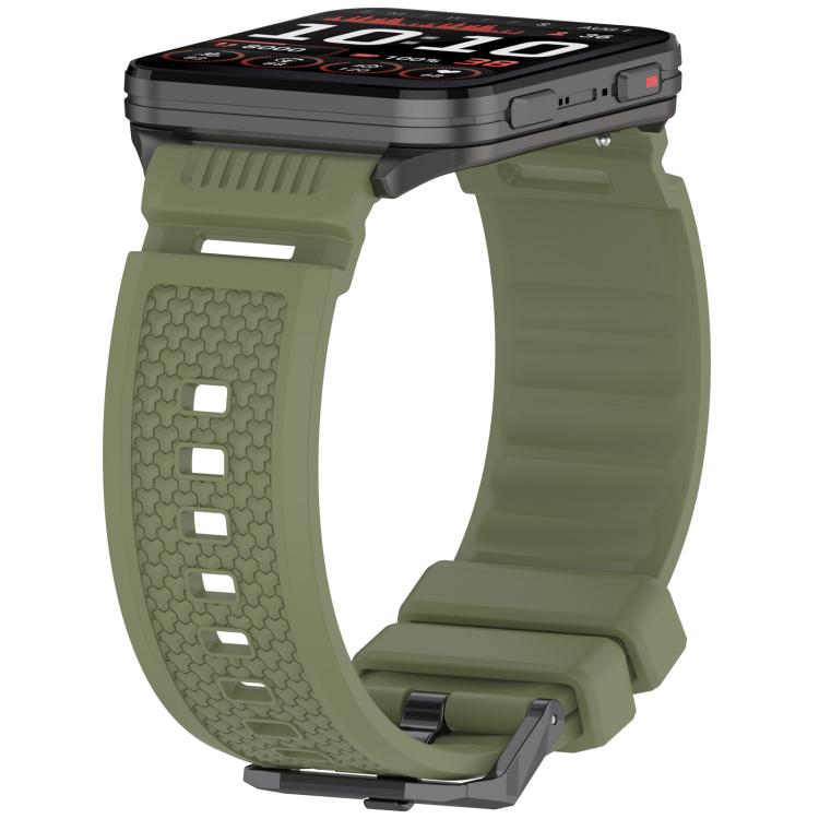 For Garmin Venu X1 Armor Silicone Watch Band(Jungle Green) - Watch Bands by buy2fix | Online Shopping UK | buy2fix