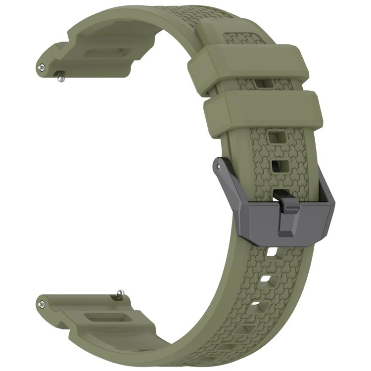 For Garmin Venu X1 Armor Silicone Watch Band(Jungle Green) - Watch Bands by buy2fix | Online Shopping UK | buy2fix