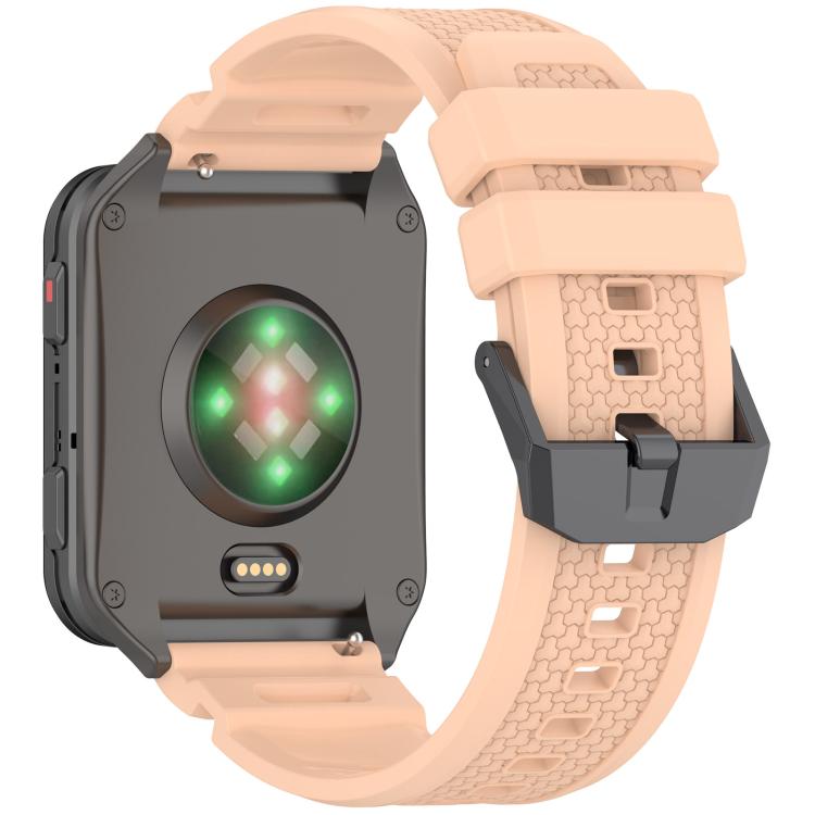 For Garmin Venu X1 Armor Silicone Watch Band(Pink) - Watch Bands by buy2fix | Online Shopping UK | buy2fix