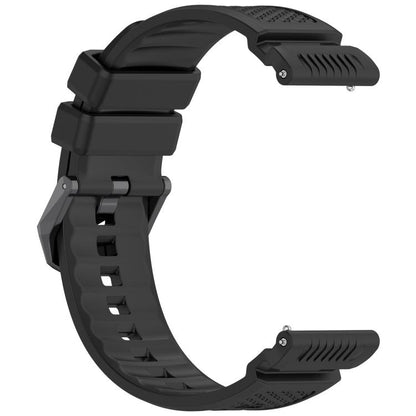 For Garmin Venu X1 Armor Silicone Watch Band(Black) - Watch Bands by buy2fix | Online Shopping UK | buy2fix